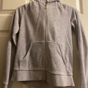 velvet zip up jacket